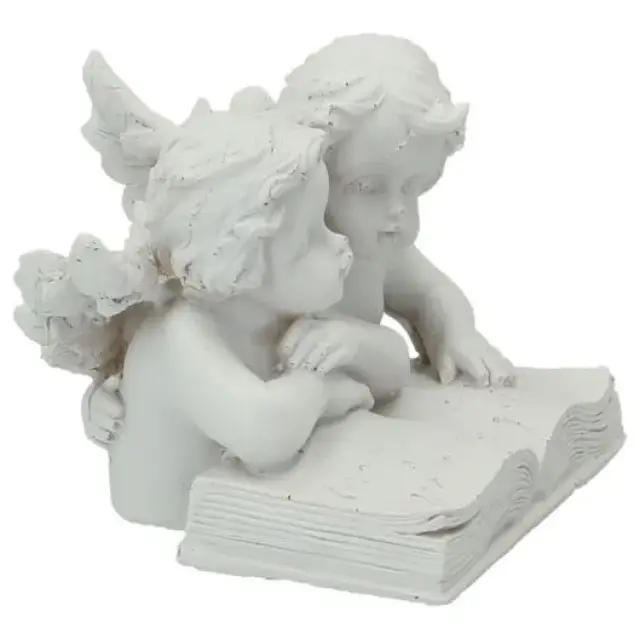 Engel op boek - 8 cm