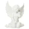 Engel geknield + strass H 13 cm