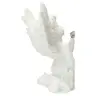 Engel geknield + strass H 13 cm