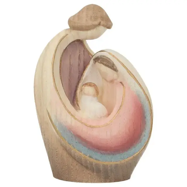 Wood Sculpte Ste Family 10 cm Ash wood