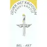 Croix avec ailes argent rhodié- 20 X 20 mm