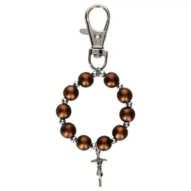 Porte-clefs / Dizainier Brun foncé