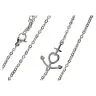 Necklace stainlees steel and medal Faith Hope Charity