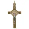 Croix St Benoît - 35 mm - Métal doré