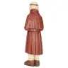 Shepherd standing - 44 cm - Sienna / white