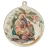 Hanging wood christmas decoration - Nativity