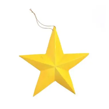 Grande étoile jaune 13cm