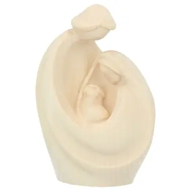 Kerstfiguur in boomschors H 10cm x 4.5 cm Natuur