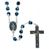 Chapelet Cristal - Bleu Foncé + Ecrin
