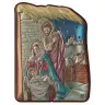Kader 5 X H6 cm - Kersttafereel - Alu kleur