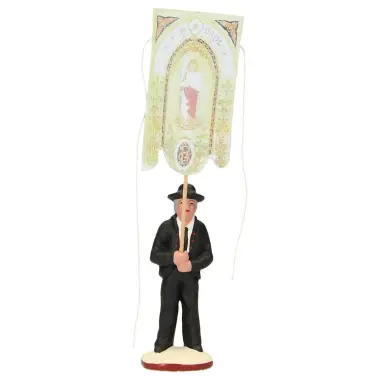 Santon Gateau 7 Cm Porte-bannière