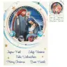 Dubbele kaart Kerstmis (2 modellen) met omslag