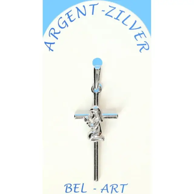 Croix Argent - 25 x 13 mm