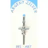 Croix Argent - 25 x 13 mm