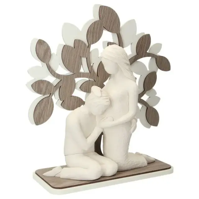 Couple qui attend un enfant avec arbre de vie 33x25x12 cm
