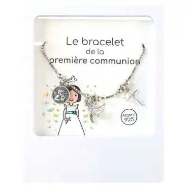 Bracelet de la foi pour enfant en argent