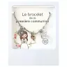 Bracelet de communion en argent