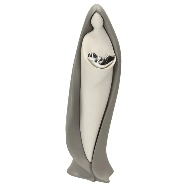 Mère et enfant dans 27 cm gris