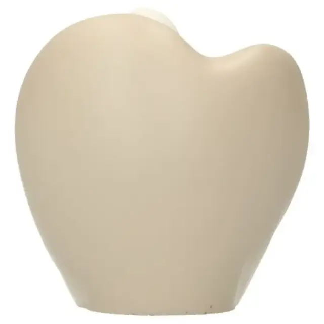 Mère et enfant dans un coeur 9 cm beige