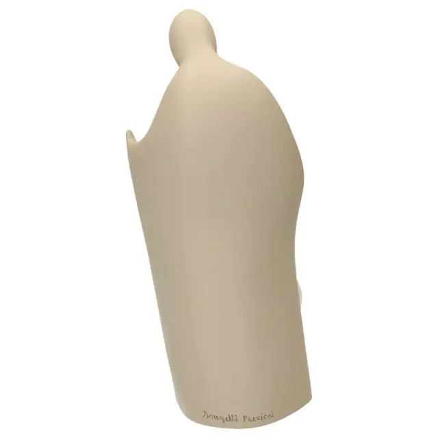 Nativité en résine blanche et beige 26 cm