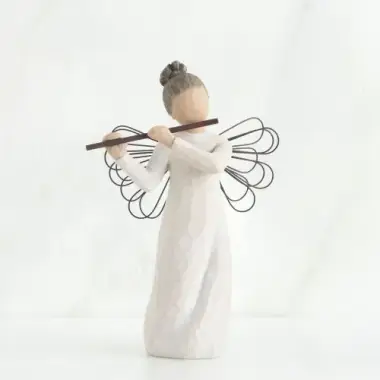 Statuette Willow Tree : Ange Avec Flute 13 Cm - Angel of Harmony