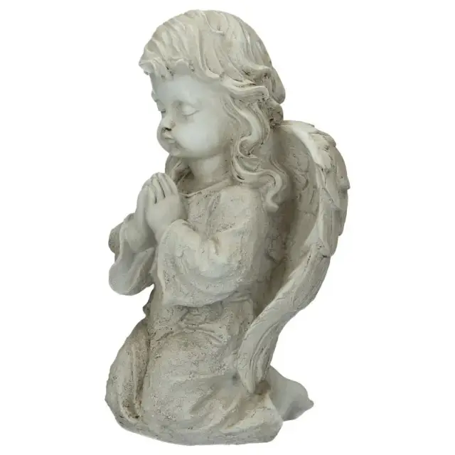 Angel praying and kneeling 23.5 cm