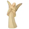 Ange En Bois Sculpte 11cm Alabaster