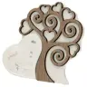 Kader communie meisje met levensboom 12 x 11 cm