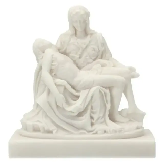 Statue 18 cm Alabaster Pieta