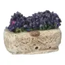 Décor pour santons de Provence Jardinière lavande 3x2x1 cm