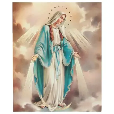 Poster 20 X 25 cm Miraculeuse "or"