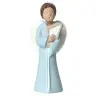 Sand nativity scene Pierreline 8 cm polychrome - Lyre angel
