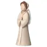 Sand nativity scene Pierreline 8 cm polychrome - Angel with hands clasped