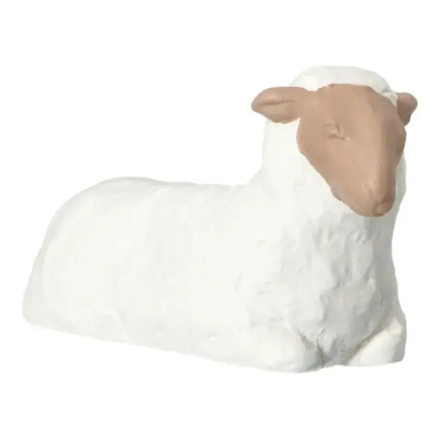 Nativity scene "Night of the Light" 20 cm - Sheep coloured