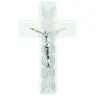 Kruisbeeld glas 16 cm