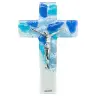 Kruisbeeld glas 16 cm