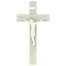 Croix murale en résine bicolore 21 cm