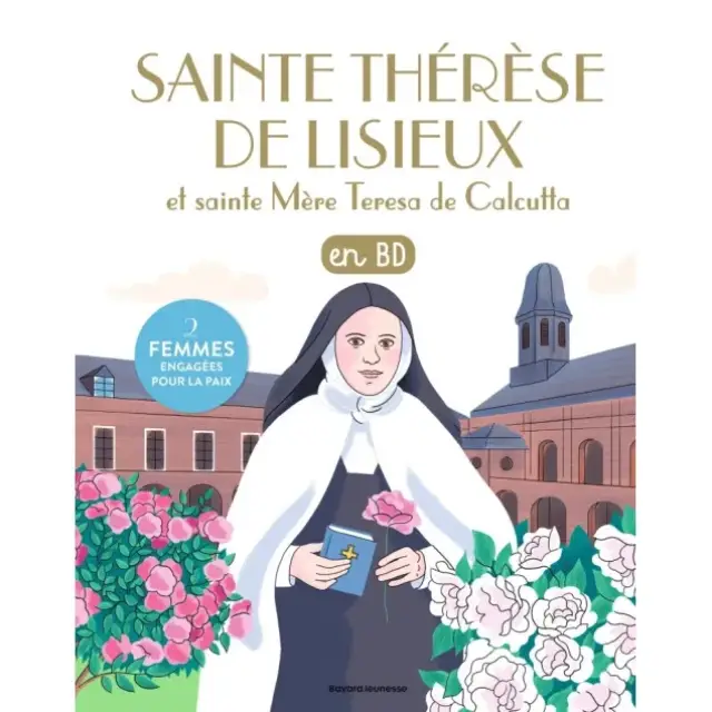 Sainte Thérèse de Lisieux et sainte Mère Teresa de Calcutta en BD