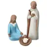 Crèche Nuit de Lumière 20 cm - Sainte Famille couleur