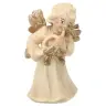 Ange en bois avec cor - 6 cm Alabaster