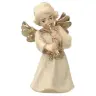 Ange en bois avec trompette - 6 cm Alabaster