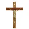 Croix Murale - 13 cm - Bois d'olivier