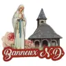 Plaque Magnétique Banneux N.D. 8.5 X 8 cm