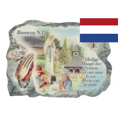 Plaque Magnétique Banneux N.D. 7.5 cm x 5.5 cm - NL