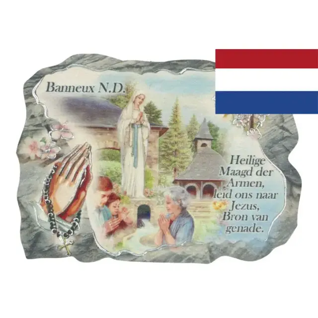 Plaque Magnétique Banneux N.D. 7.5 cm x 5.5 cm - NL