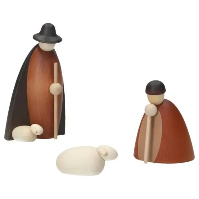 Kerstgroep Kohler 12 cm : Herders met schaap en lam