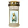 Graflicht in glas met deksel verguld - O.LV. van Banneux - 10 stuks / doos