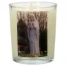 Kaarsje in glas 65 x 50 mm Banneux Borstbeeld Zegende handen