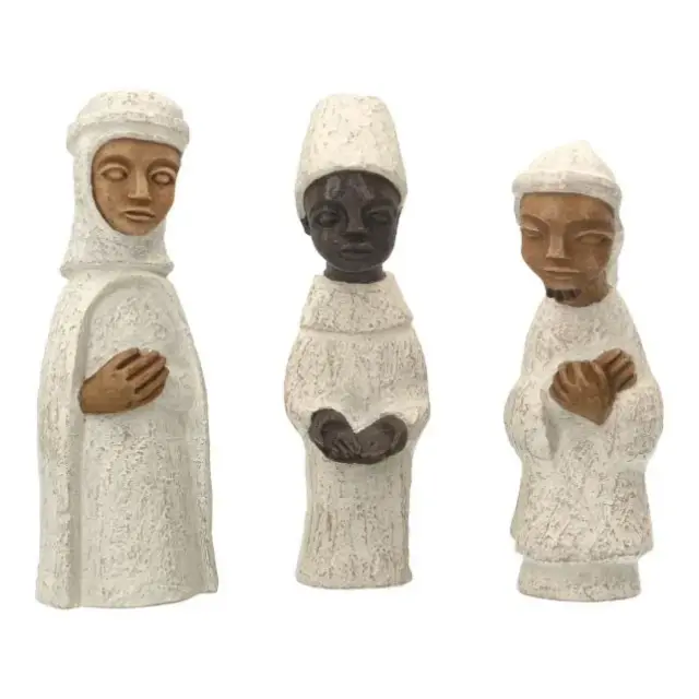 Three Wise Men - 16 cm - White