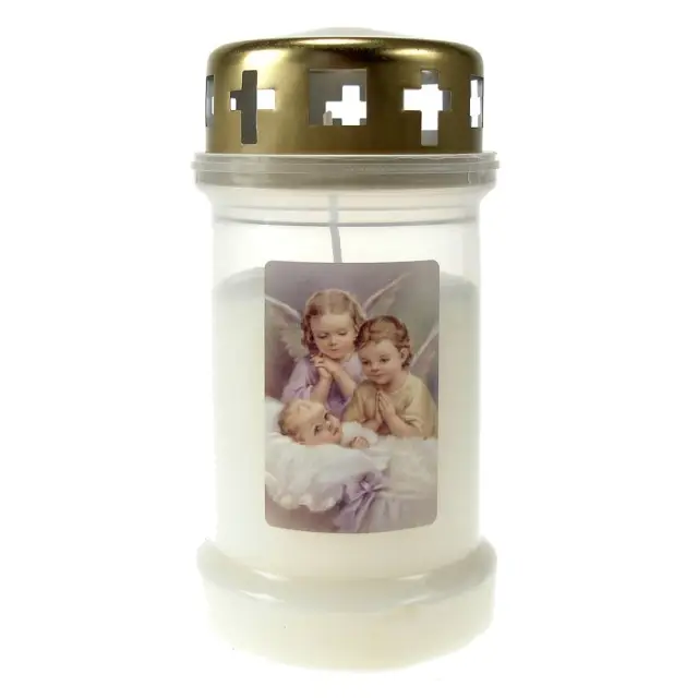 Candle 3D / CD / white / Two angels child